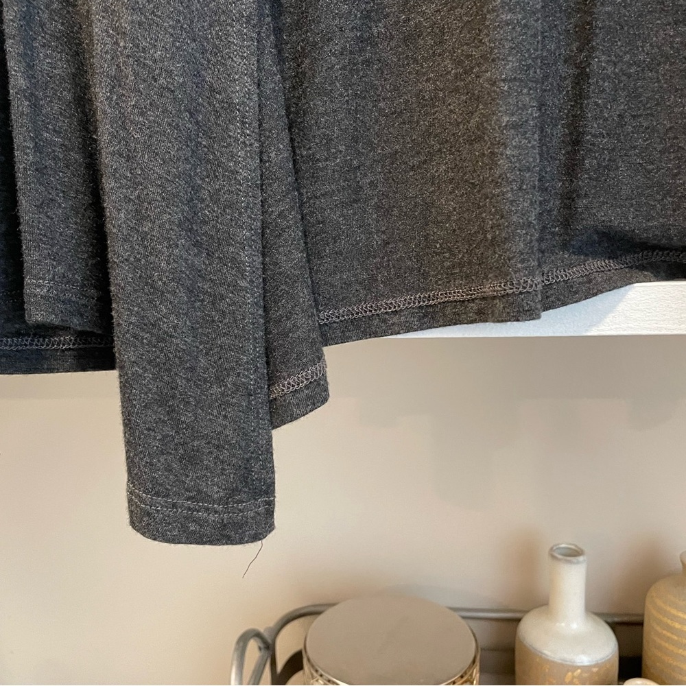 Draped Open Front Cardigan - Picture 9 of 10